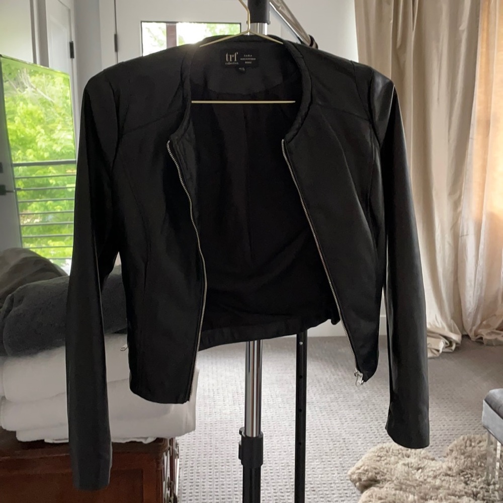 Faux leather jacket by Zara - Picture 1 of 3